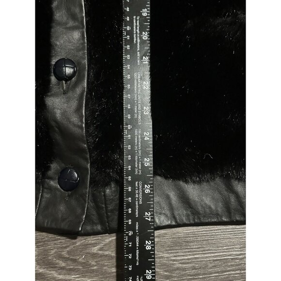 Vtg 70s Adolph Schumann Lilli‎ Ann Women's Small/Medium Faux Fur & Leather Coat - Picture 6 of 10